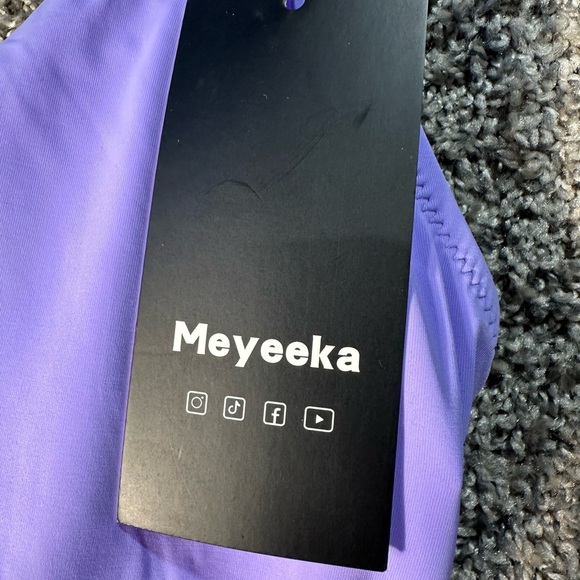 NWT Meyeeka Womens One Piece Swimsuit Tummy Control SZ XL - Picture 7 of 9